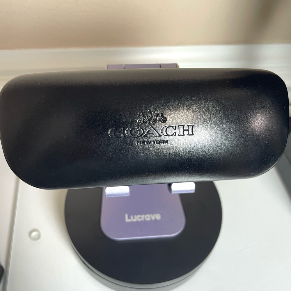 Coach Black Eyeglass Case